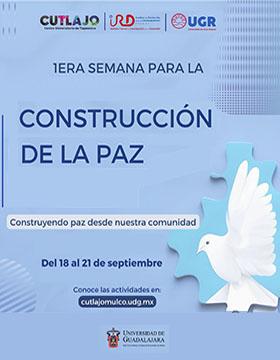 Cartel de la 1era Semana para la Construcción de la Paz
