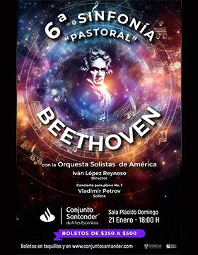 Cartel de la 6ta Sinfonía de Beethoven "Pastoral"