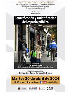 Cartel de la Conferencia: Gentrificación y turistificación del espacio público