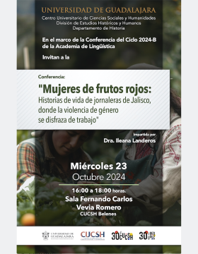 Cartel de la Conferencia: Mujeres de frutos rojos