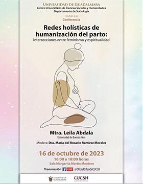 Cartel de la Conferencia: Redes holísticas de humanización del parto