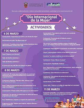 Cartel de la Conmemoración del Día Internacional de la Mujer en el CUSur