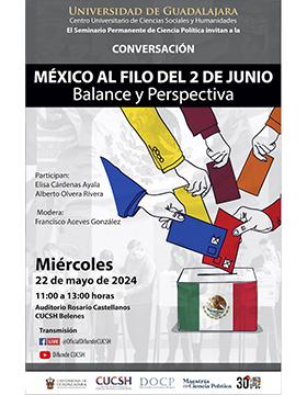 Cartel de la Conversación: México al filo del 2 de junio. Balance y perspectiva