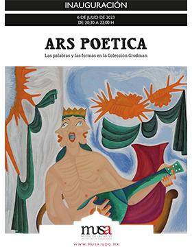 Cartel de la Exposición: Ars poetica. Las palabras y las formas en la Colección Grodman