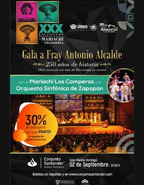 Cartel de la Gala del Mariachi 2023, Fray Antonio Alcalde, 250 años de historia