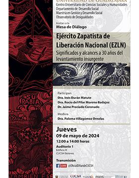 Cartel de la Mesa de diálogo: Ejército Zapatista de Liberación Nacional (EZLN)