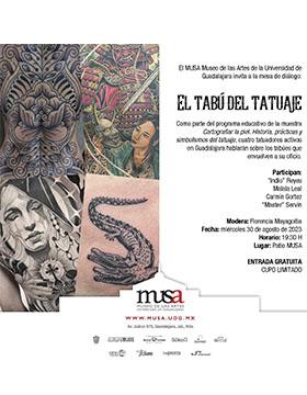 Cartel de la Mesa de diálogo: El tabú del tatuaje