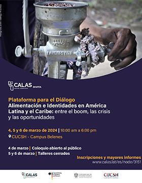 Cartel de la Plataforma para el Diálogo: Alimentación e Identidades en América Latina y el Caribe