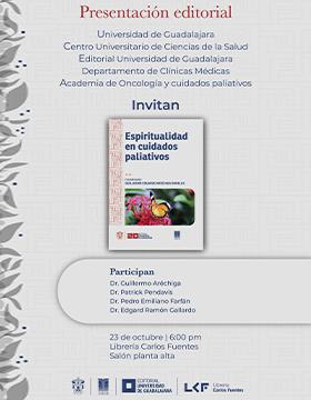 Cartel de la Presentación editorial: Espiritualidad en cuidados paliativos
