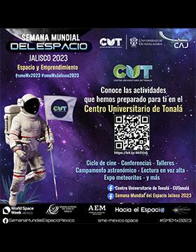 Cartel de la Semana Mundial del Espacio, Jalisco 2023