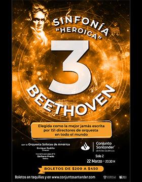 Cartel de la Sinfonía 3 de Beethoven