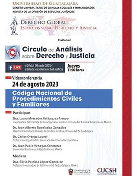 Cartel del Videoconferencia: Código Nacional de Procedimientos Civiles y Familiares