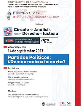 Cartel de la Videoconferencia: Partidos Políticos ¿Democracia a la carta?