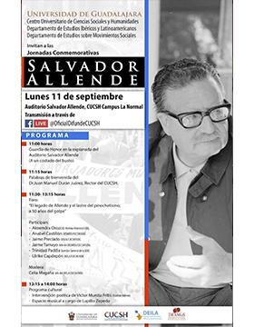 Cartel de las Jornadas Conmemorativas Salvador Allende