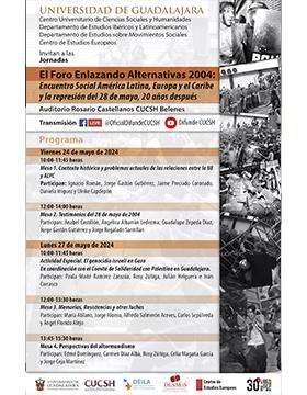 Cartel de las Jornadas: El Foro Enlazando Alternativas 2004