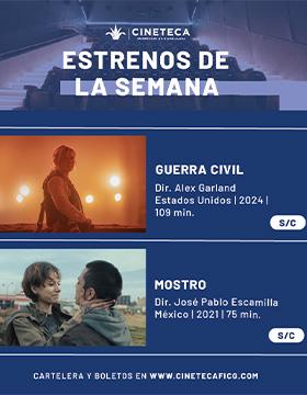 Cartel de los estrenos de la Cineteca FICG