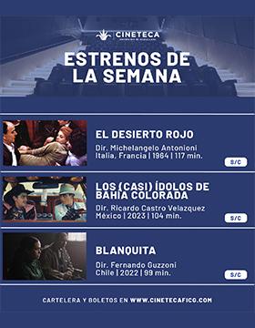 Cartel de los estrenos de la Cineteca FICG, del 13 al 19 de julio