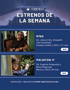 Cartel de los estrenos de la Cineteca FICG, del 19 al 25 de octubre