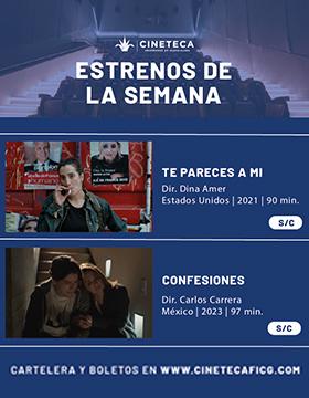 Cartel de los estrenos de la Cineteca FICG, del 2 al 8 de noviembre