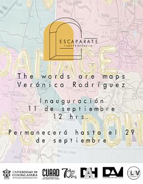 Cartel de la Exposición: Escaparate Independencia, de Verónica Rodríguez