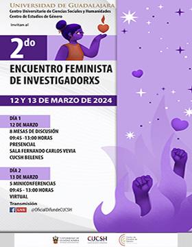 Cartel del 2do Encuentro Feminista de Investigadorxs