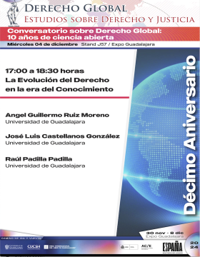 Cartel del Conversatorio: La Evolución del Derecho en la era del Conocimiento