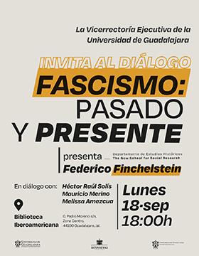 Cartel del Diálogo: Fascismo: Pasado y presente