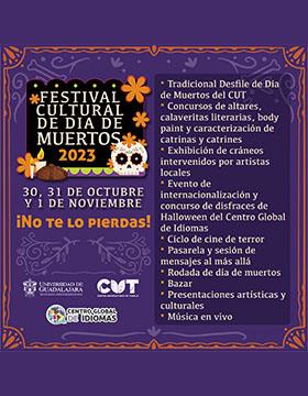 Cartel del Festival Cultural de Día de Muertos 2023