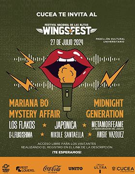 Cartel del Festival Nacional de las Alitas "WINGFEST"