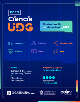Cartel del Foro Ciencia UDG