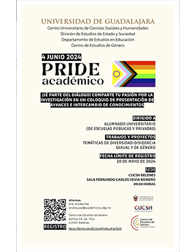 Cartel del PRIDE académico en el CUCSH