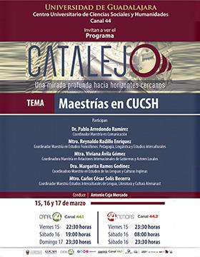 Cartel del Programa Catalejo Del 15 al 17 de marzo