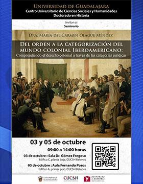 Cartel del Seminario: Dra. María de Carmen Olague Méndez