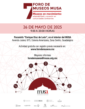 Cartel del Séptimo Foro de Museos MUSA