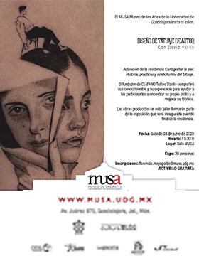 Cartel del Taller: Diseño de tatuaje de autor, con David Vallín