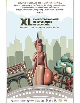 Cartel del XL Encuentro Nacional de Estudiantes de Geografía