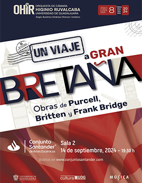 Cartel de OHIR programa 8: Un viaje a Gran Bretaña