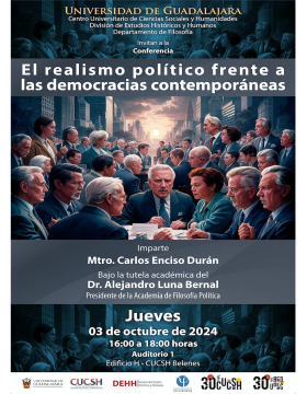 Cartel El realismo político frente a las democracias contemporáneas