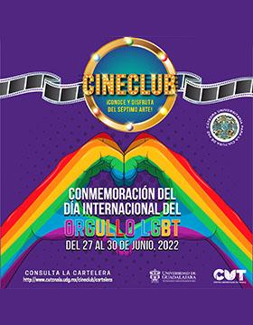 Cartelera de cine en conmemoración del Día Internacional del Orgullo LGBTQ+ 2022