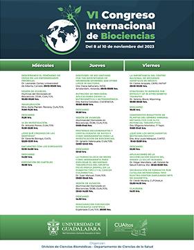 Cartel del VI Congreso Internacional de Biociencias