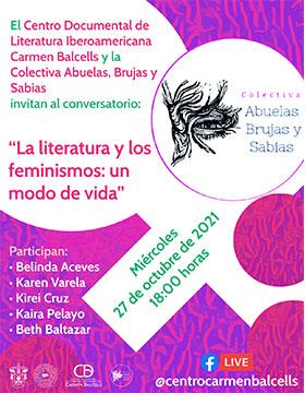 Conversatorio: La literatura y los feminismos: un modo de vida