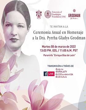 Ceremonia Anual de Reconocimiento a la Dra. Pyrrha Gladys Grodman