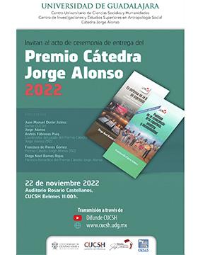Ceremonia de entrega del Premio Cátedra Jorge Alonso 2022