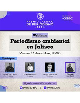 Webinar: Periodismo ambiental en Jalisco