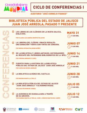 Ciclo de conferencias I de la Biblioteca Pública del Estado de Jalisco