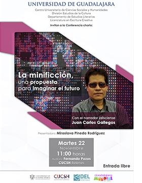 Conferencia charla: La minificción, una propuesta para imaginar el futuro