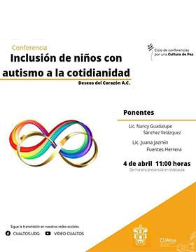 Conferencia: Inclusión de niños con autismo a la cotidianidad