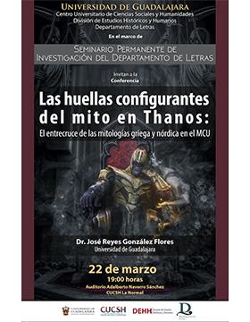 Conferencia: Las huellas configurantes del mito en Thanos: El entrecruce de las mitologías griega y nórdica en el MCU