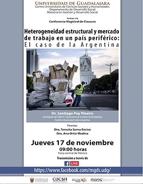 Conferencia magistral Heterogeneidad estructural y mercado de trabajo en un país periférico El caso de la Argentina
