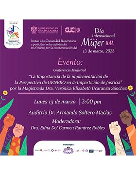 Conferencia magistral: La importancia de la implementación de la perspectiva de género en la impartición de justicia